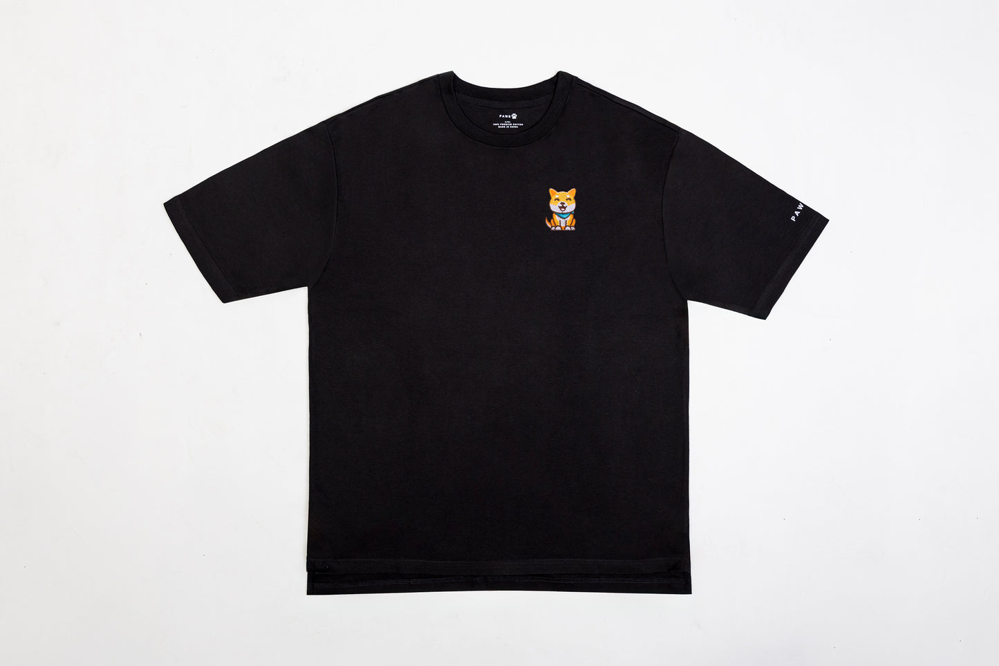 Shiba Inu Oversized Black Shirt (Unisex)